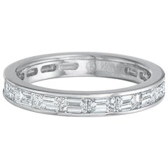 Emerald-Cut Diamond East-West Eternity Band '2.20 Carat'