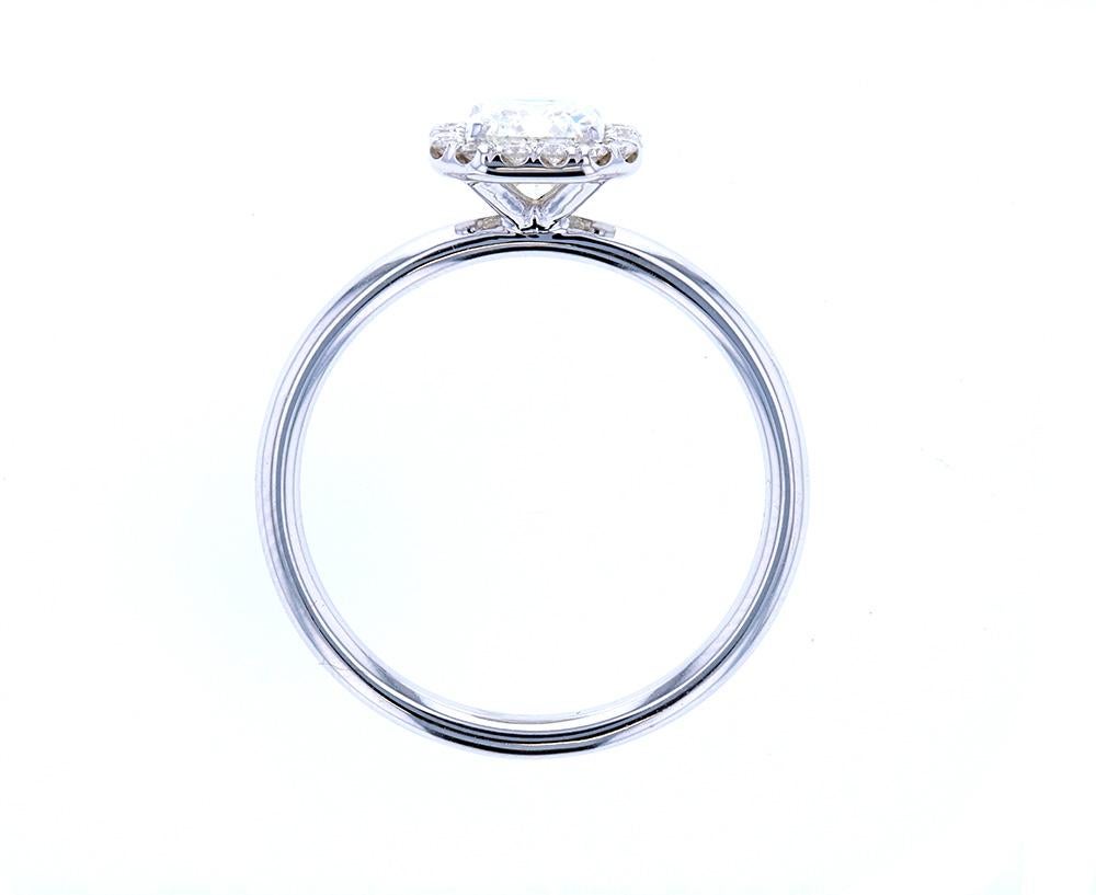 classic halo diamond engagement ring