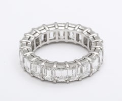 Emerald Cut Diamond Eternity Band