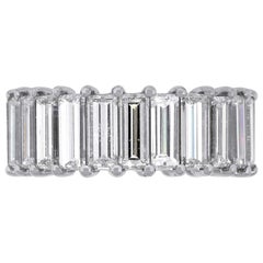 Emerald Cut Diamond Eternity Band