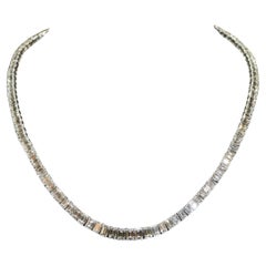Emerald-Cut Diamond Necklace – 45 Carats