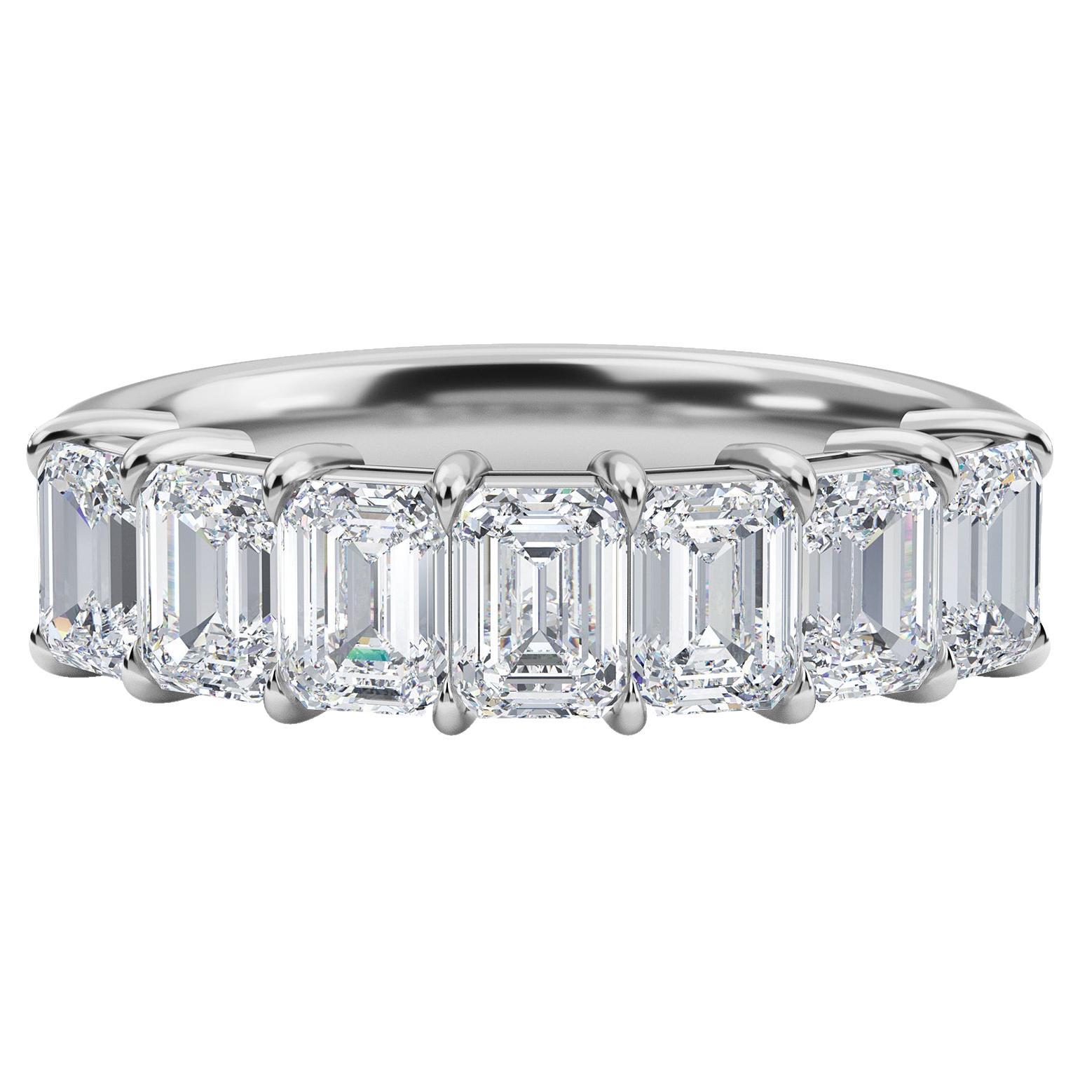 Bracelet en diamants taille émeraude de 2,16 carats au total