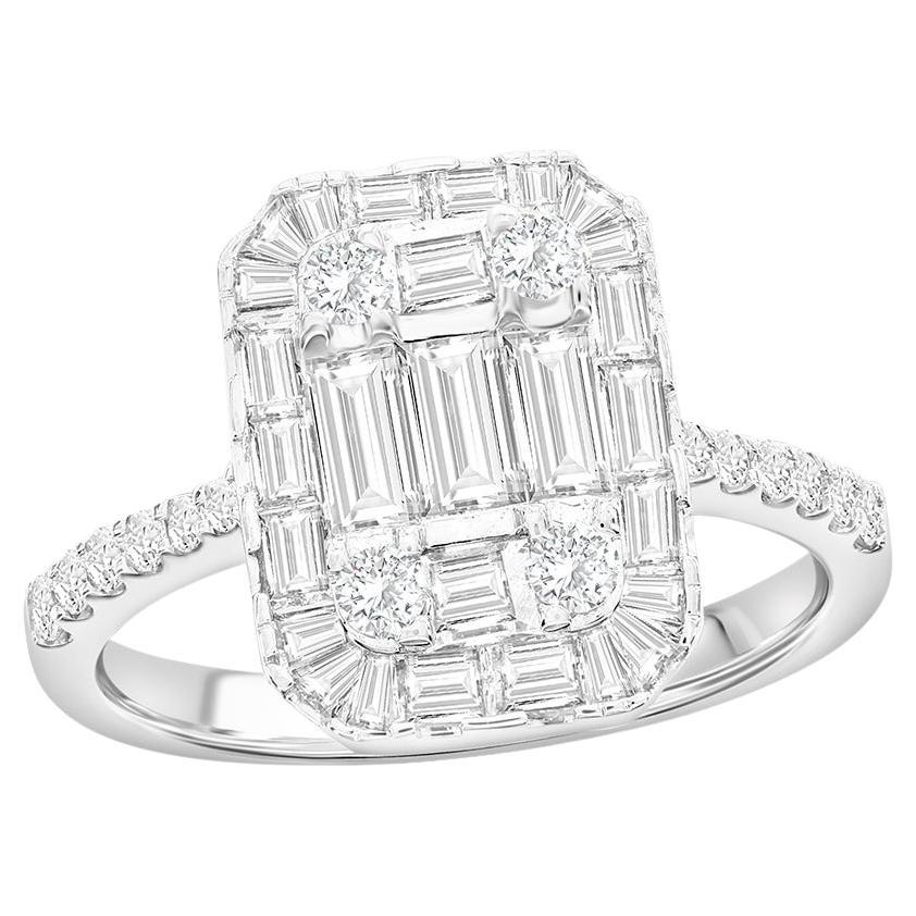 Emerald Cut Engagement Ring 2.50 Carats