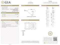 Emerald Cut Loose Diamond Stone in 11K