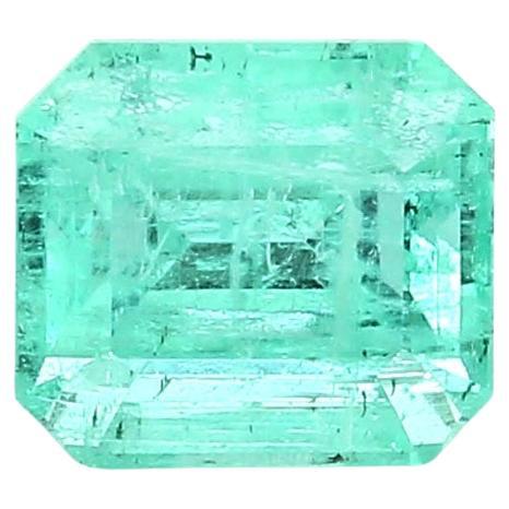 Emerald Cut Loose Emerald from Russia Ring Gem 2.1 Carat For Sale