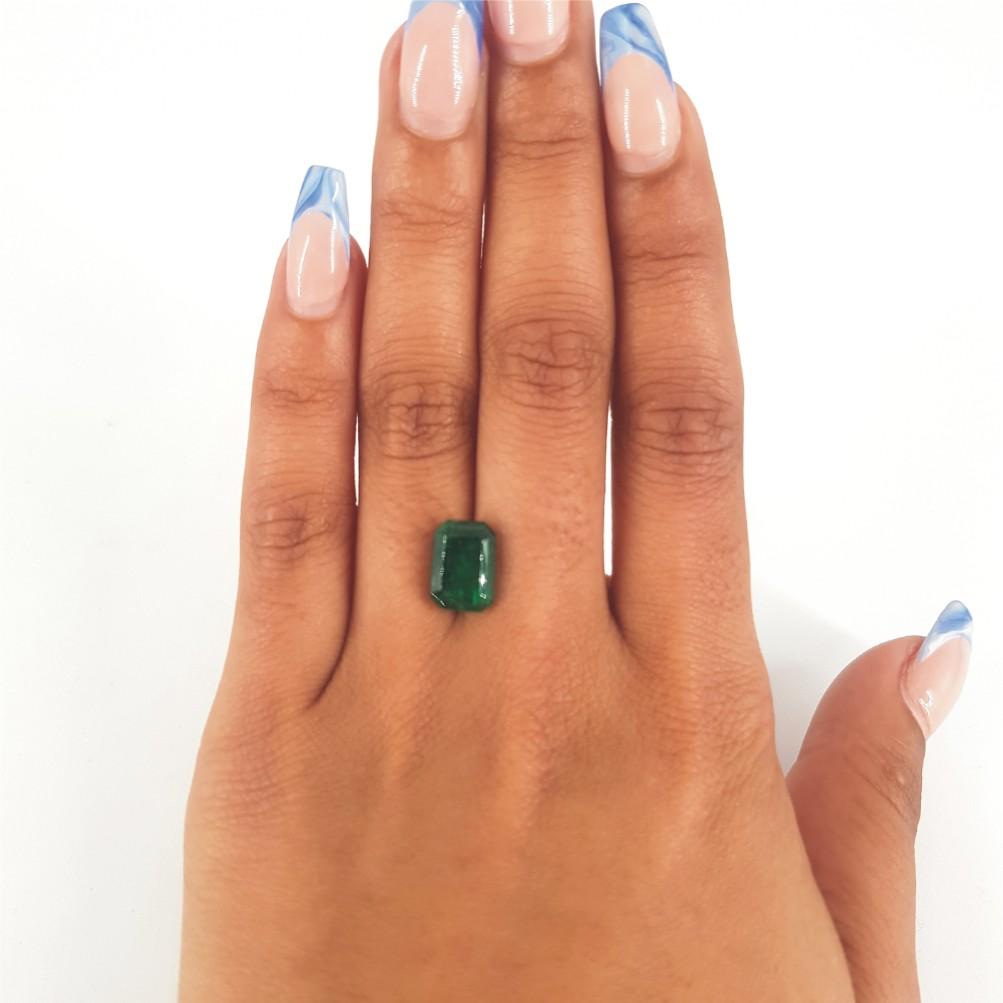 Emerald Cut Natural Emerald For Sale 8