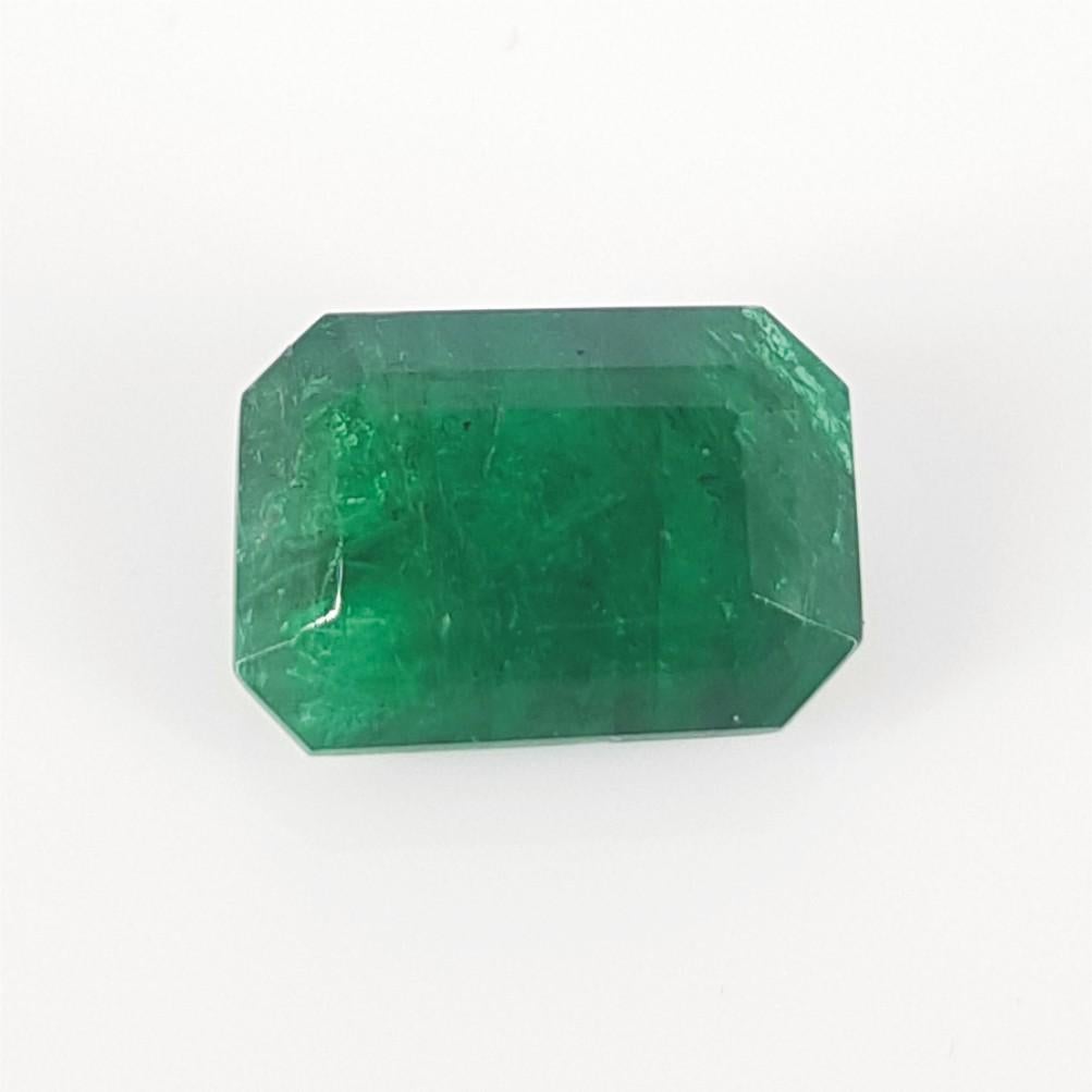 Emerald Cut Natural Emerald For Sale 2