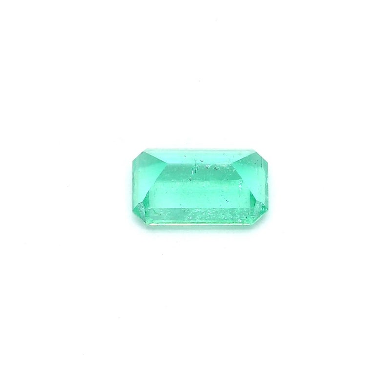Emerald Cut Russian Emerald Ring Gem 1.12 Carat Weight ICL Certified