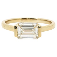 Emerald-Cut Solitaire Ring Emerald-Cut Solitaire Ring