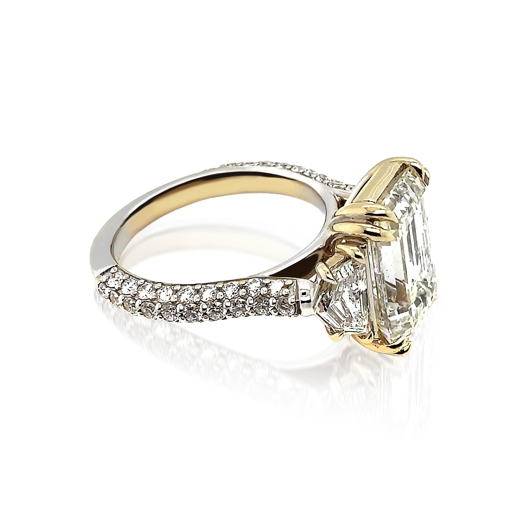 Emerald Cut Statement Ring - image 3