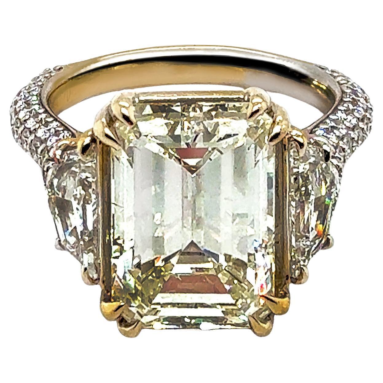 Emerald Cut Statement Ring - image 1