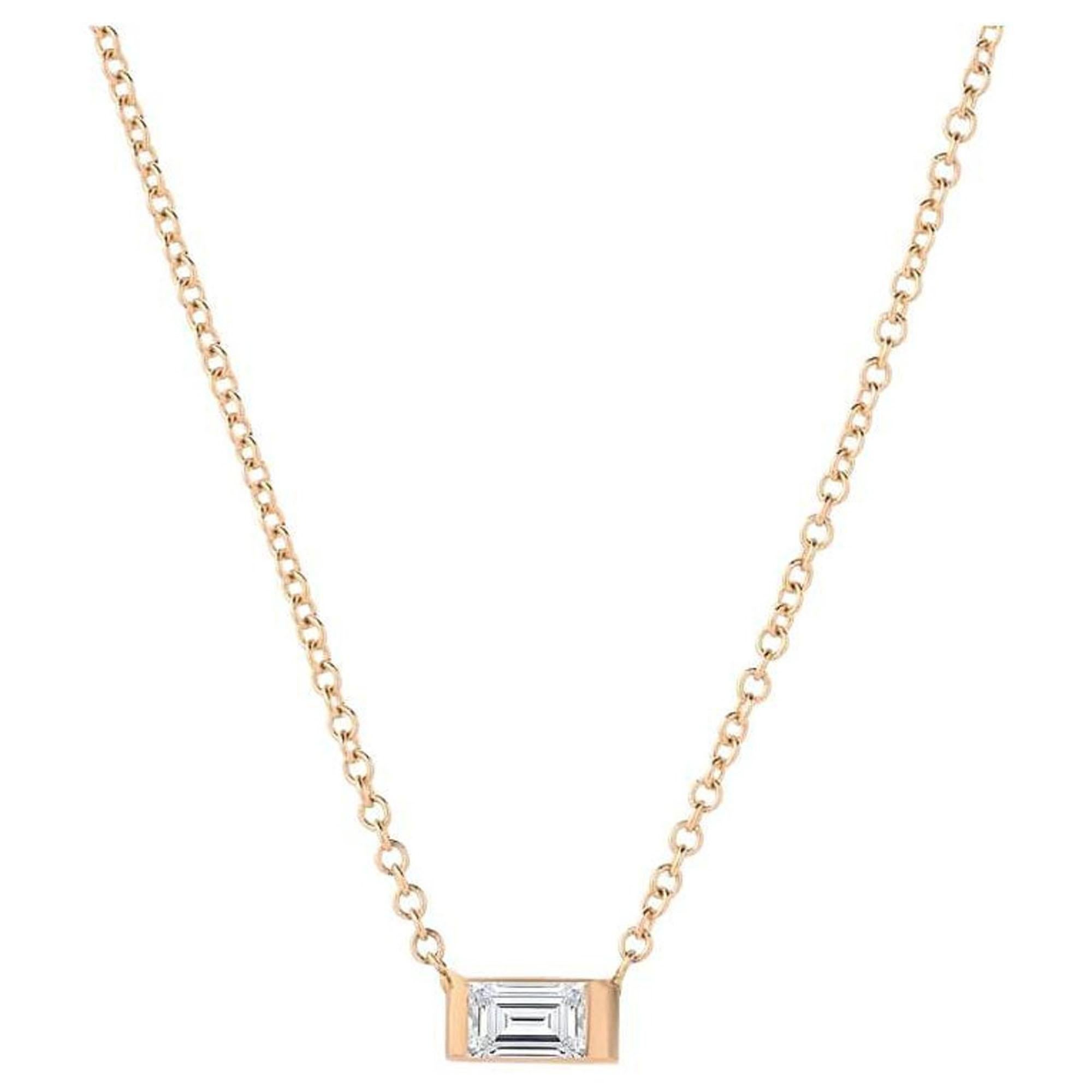 Collana con pietra di smeraldo