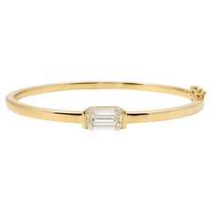 Emerald Diamond Bangle