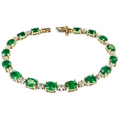 Emerald Diamond Bracelet