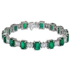 Emerald & Diamond Bracelet
