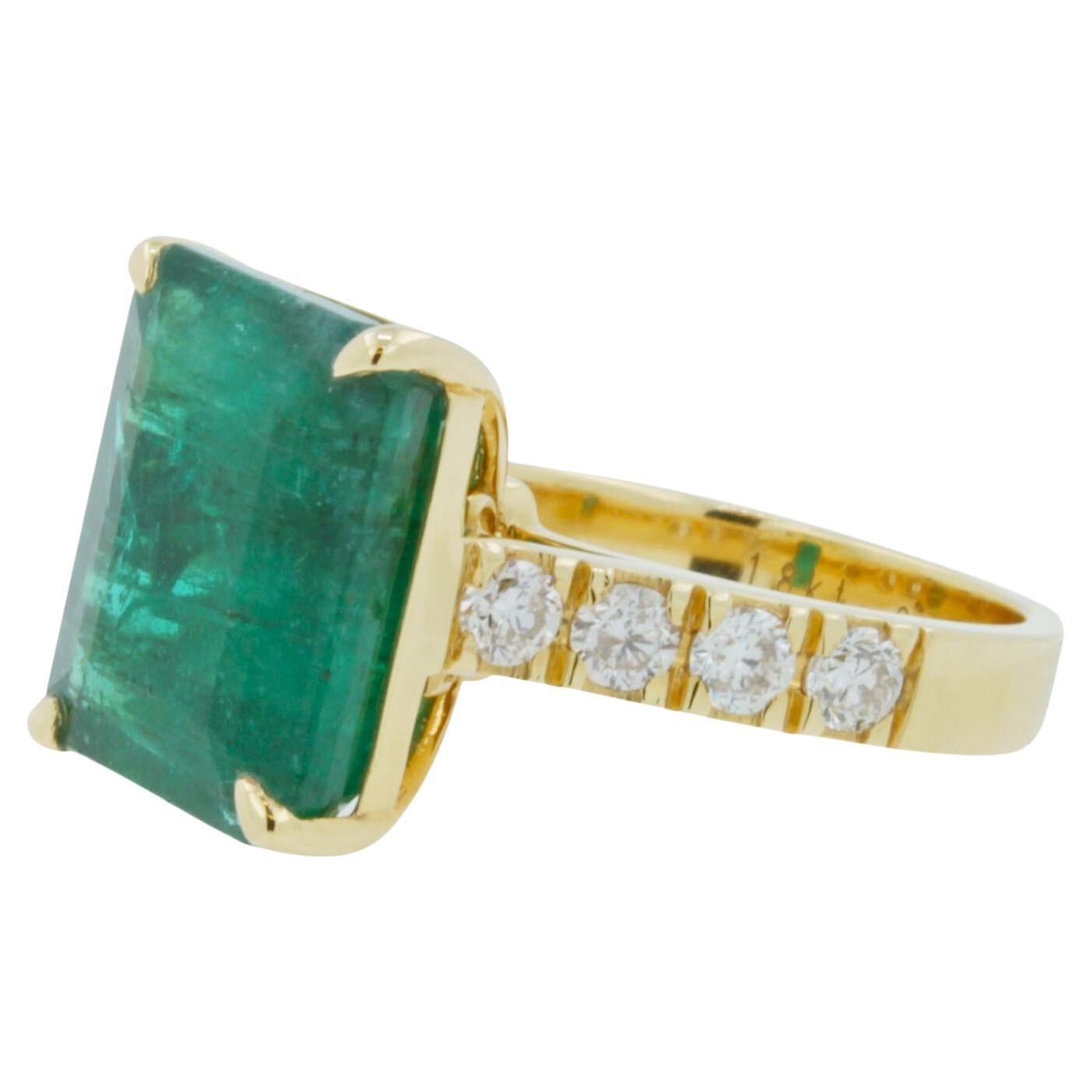 statement vintage emerald rings