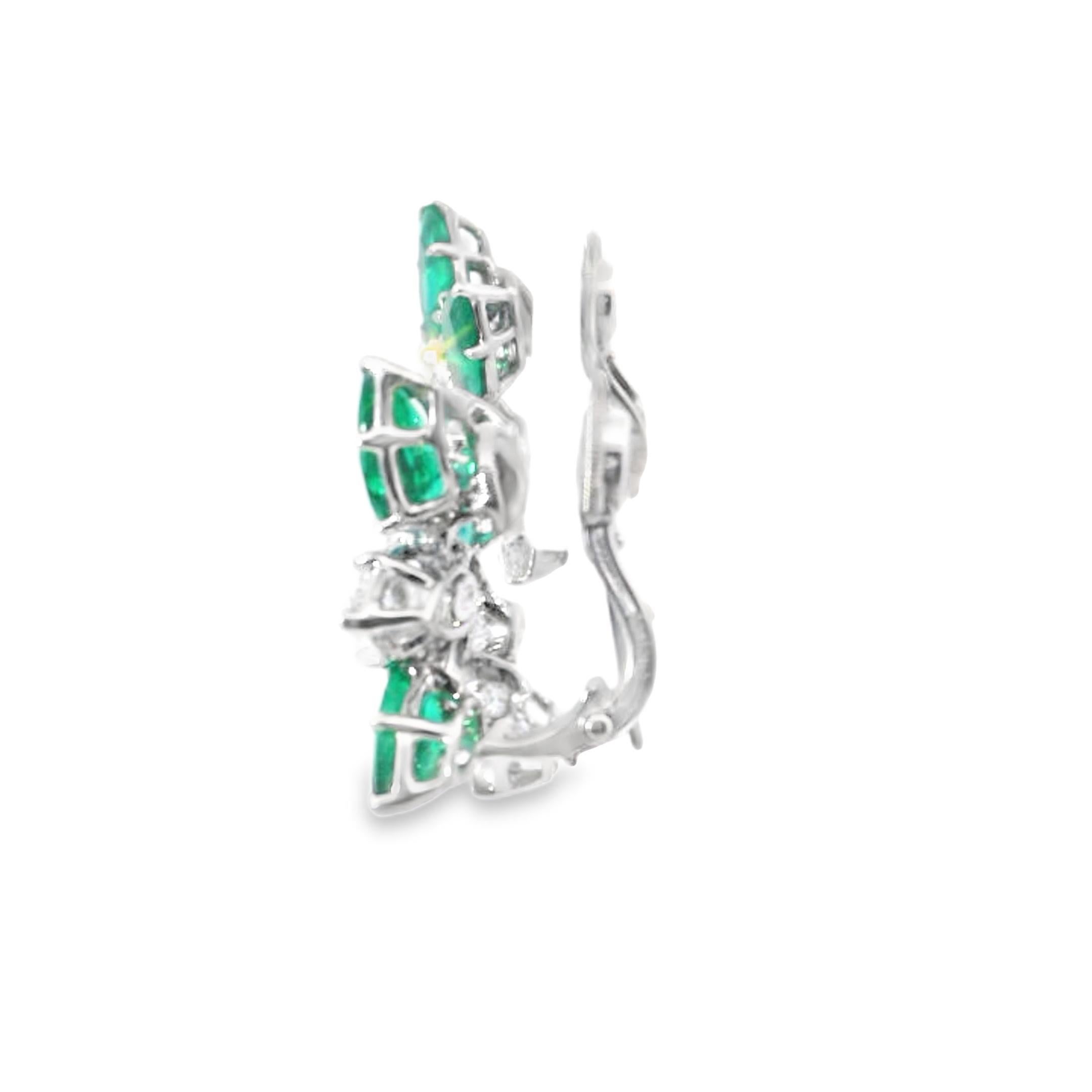 She kept them in her bedside drawer—not in a box, but in a silk handkerchief from a hotel neither of them remembered. Four emeralds to each ear, shaped like teardrops but burning bright. The kind of green you dream about in winter. The kind that