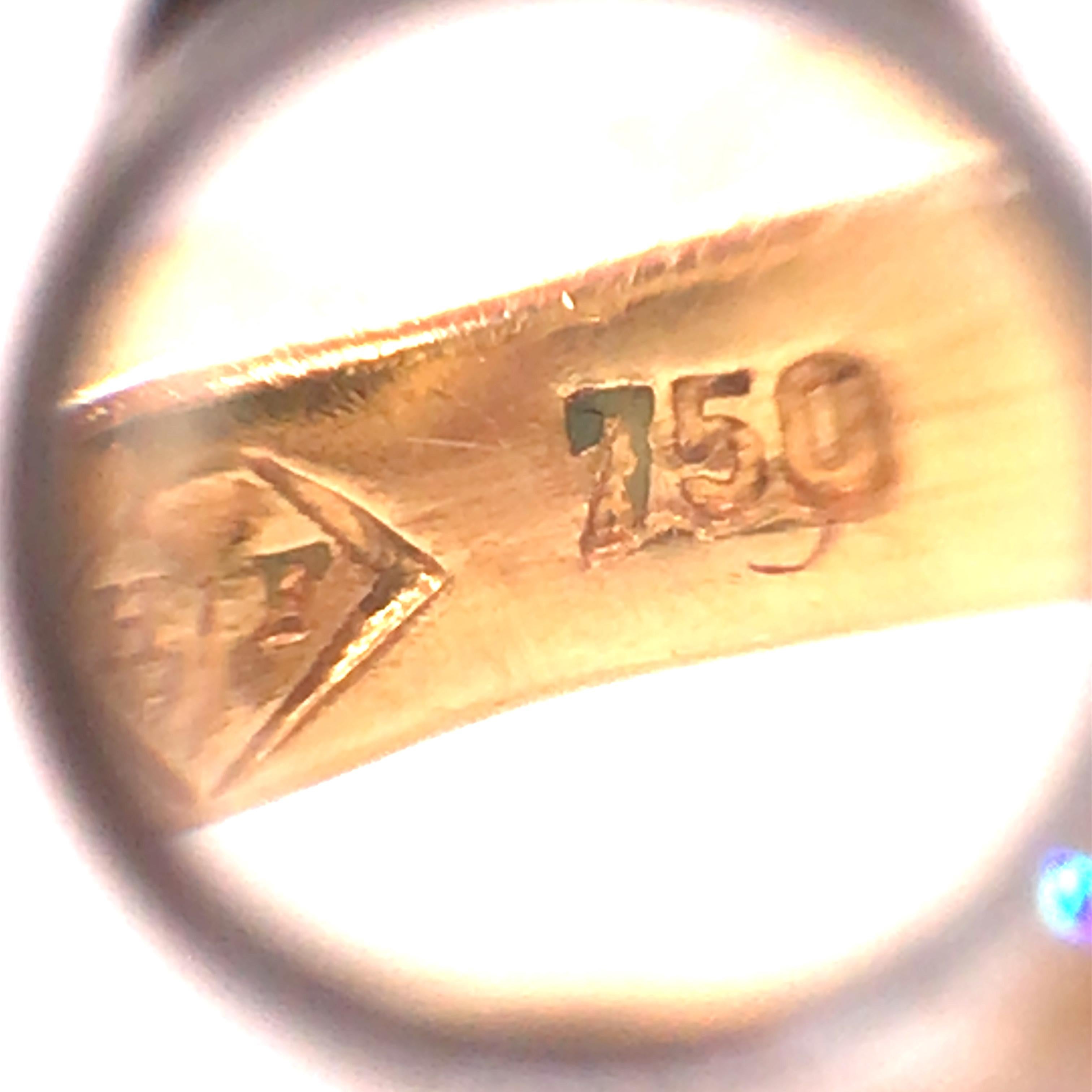 Emerald Diamond Gold Ring, AGL For Sale 1