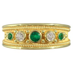 Emerald Diamond Gold Ring