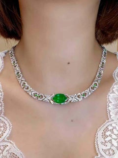 Emerald & Diamond Necklace
