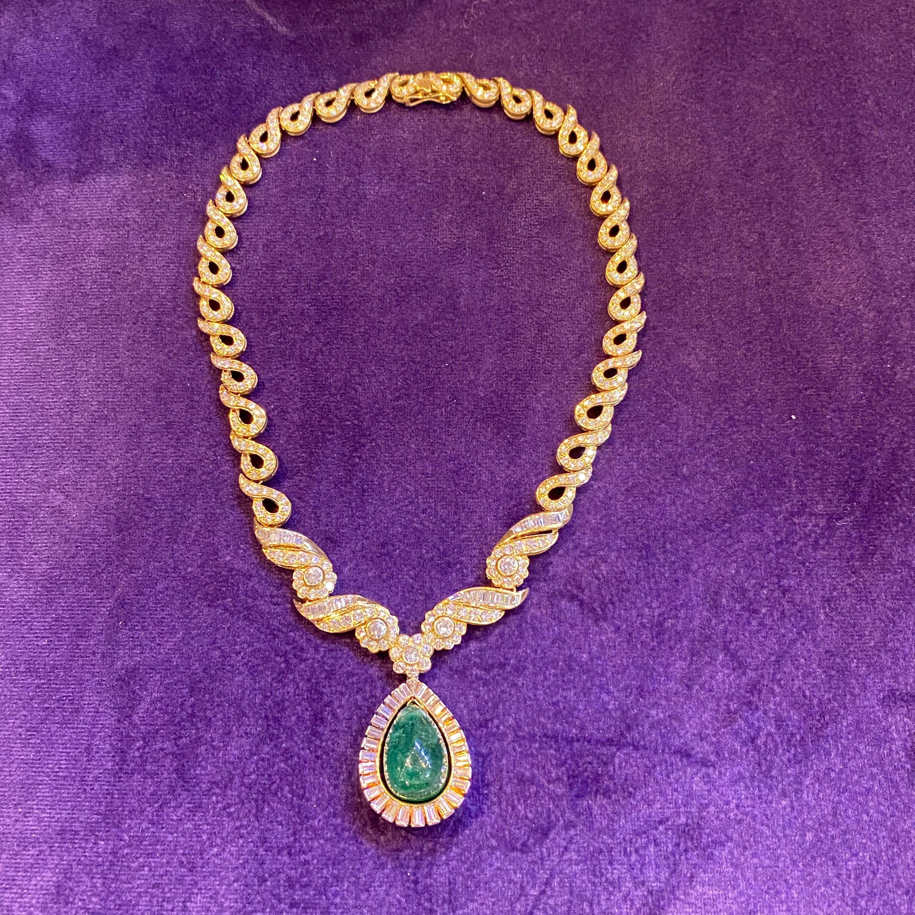 tanishq emerald pendant
