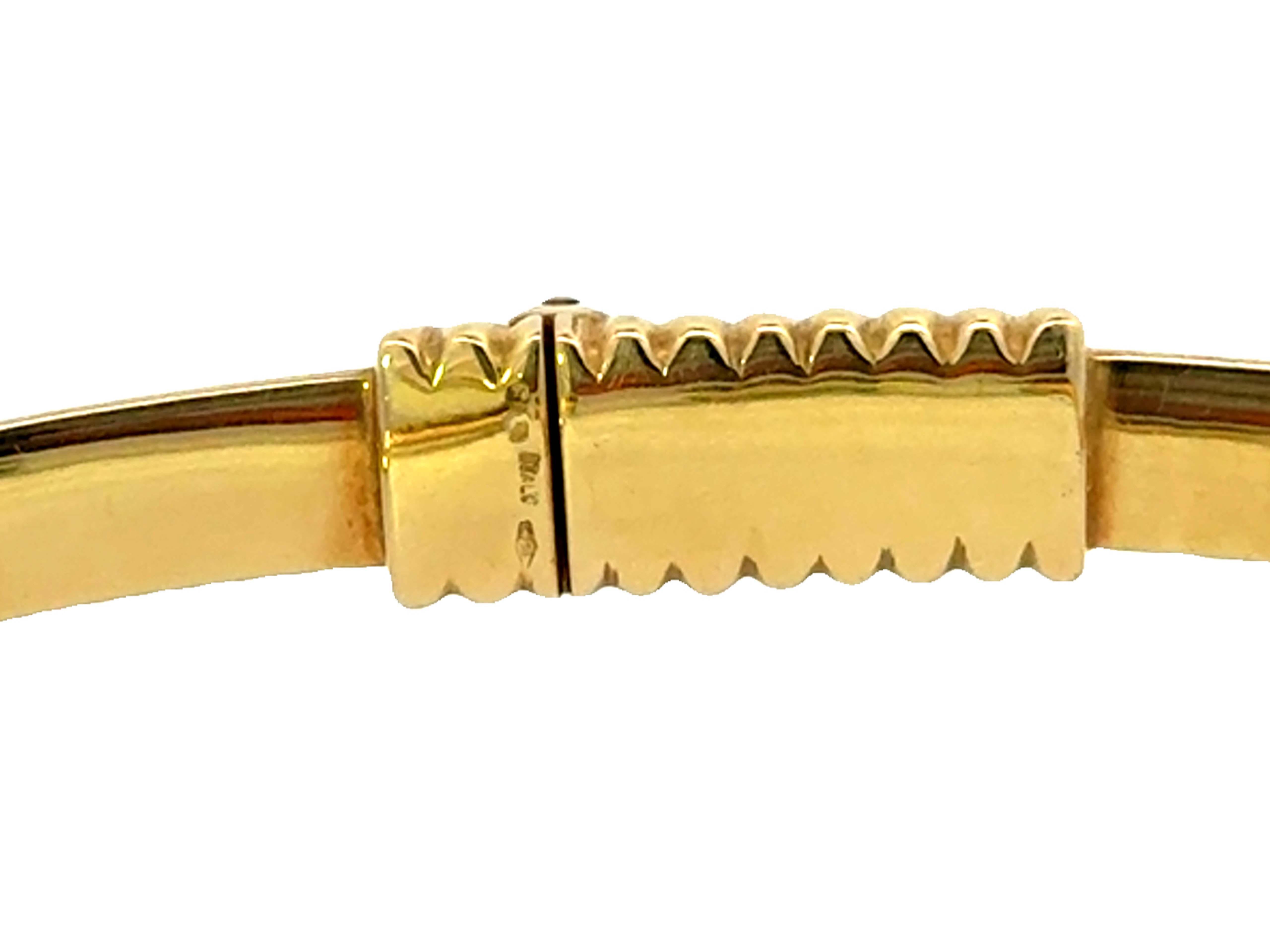 Collana aperta con diamante smeraldo in oro giallo 18k Italia in vendita 5