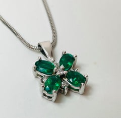 Emerald & Diamond Pendant