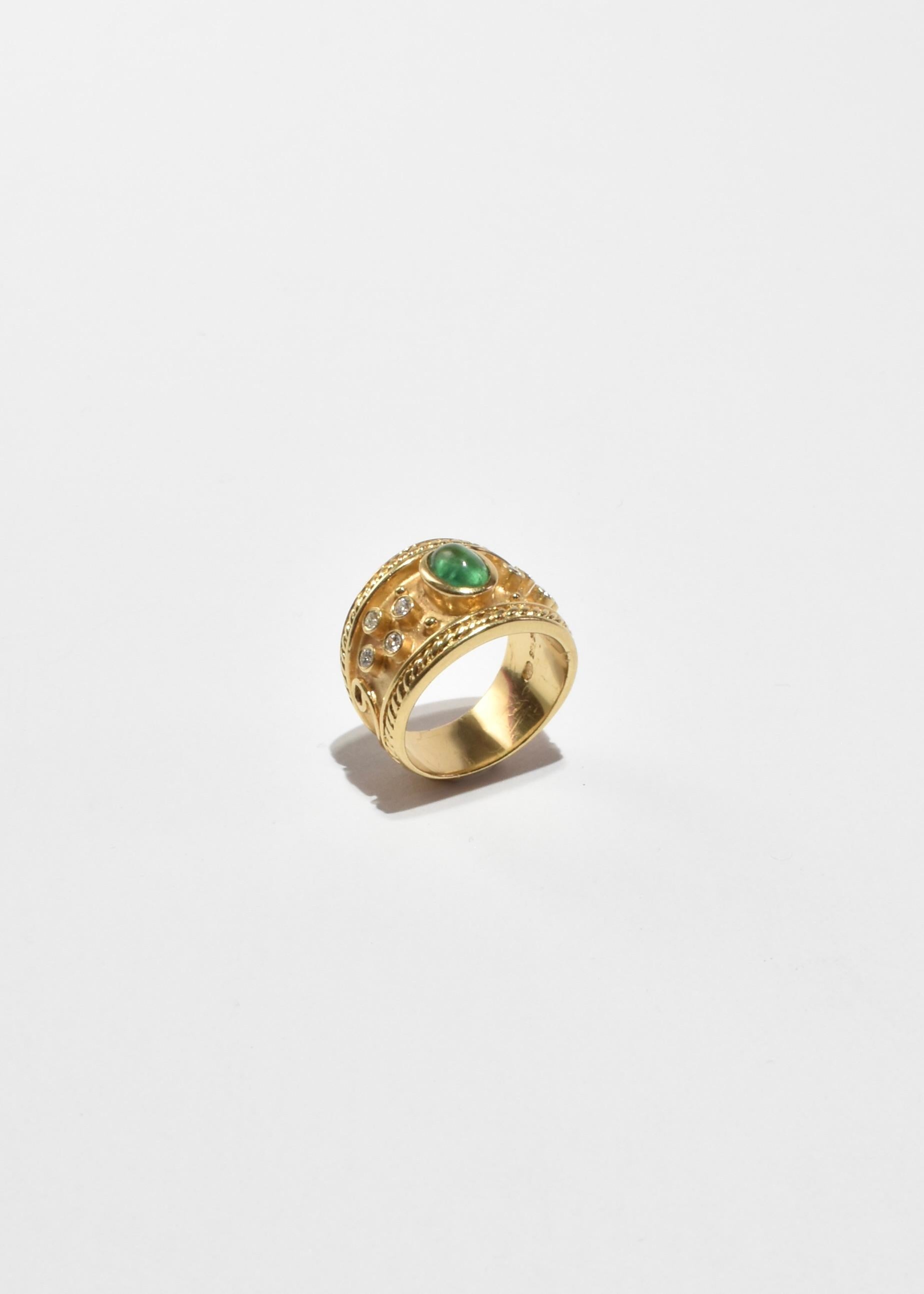 Emerald Diamond Ring For Sale 1