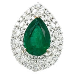 Smaragd & Diamant Ring 