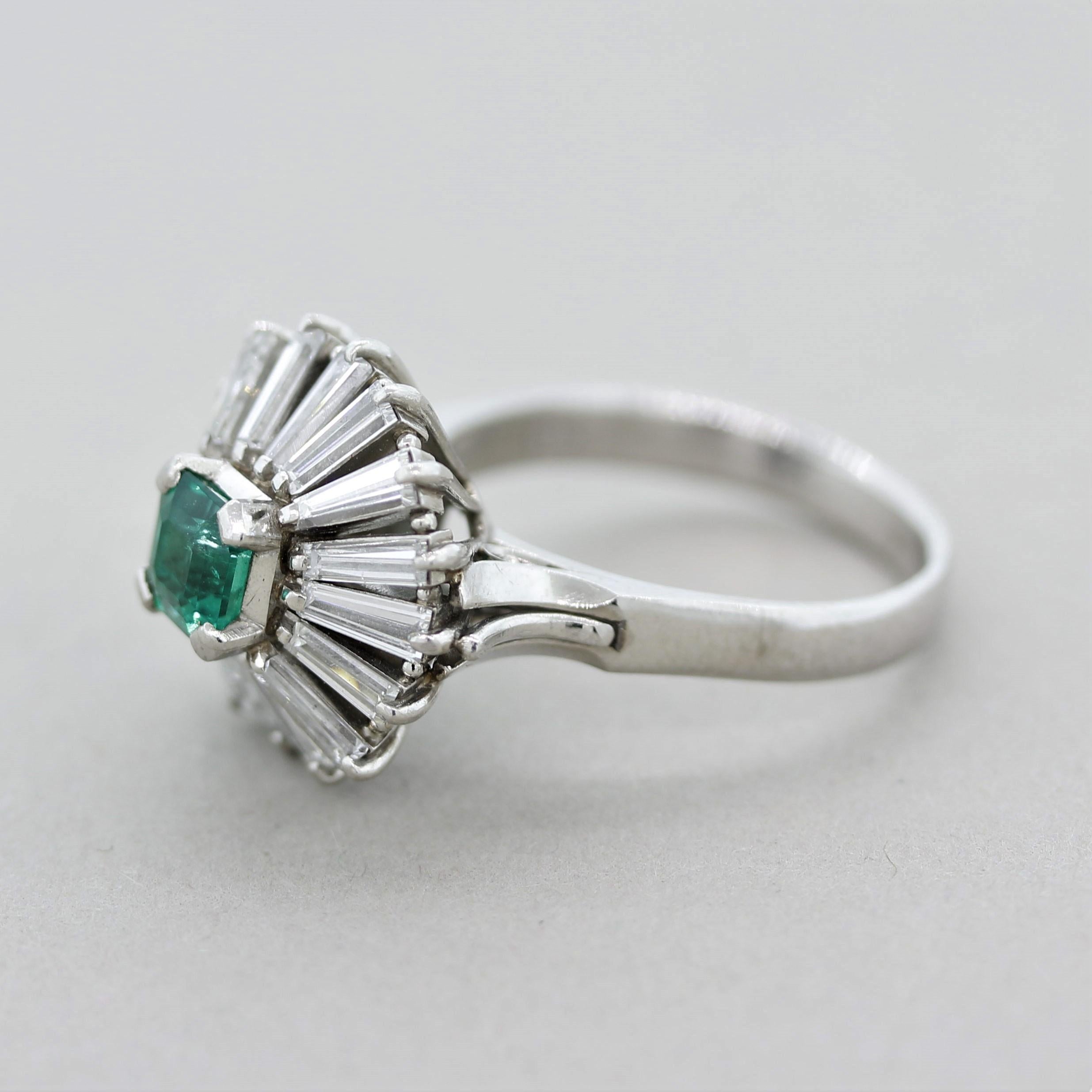 emerald spiral ring