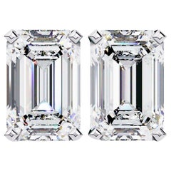 Boucles d'oreilles diamant émeraude, 1/2 carats TW, or massif 14K, boucles d'oreilles de tous les jours, Pushback