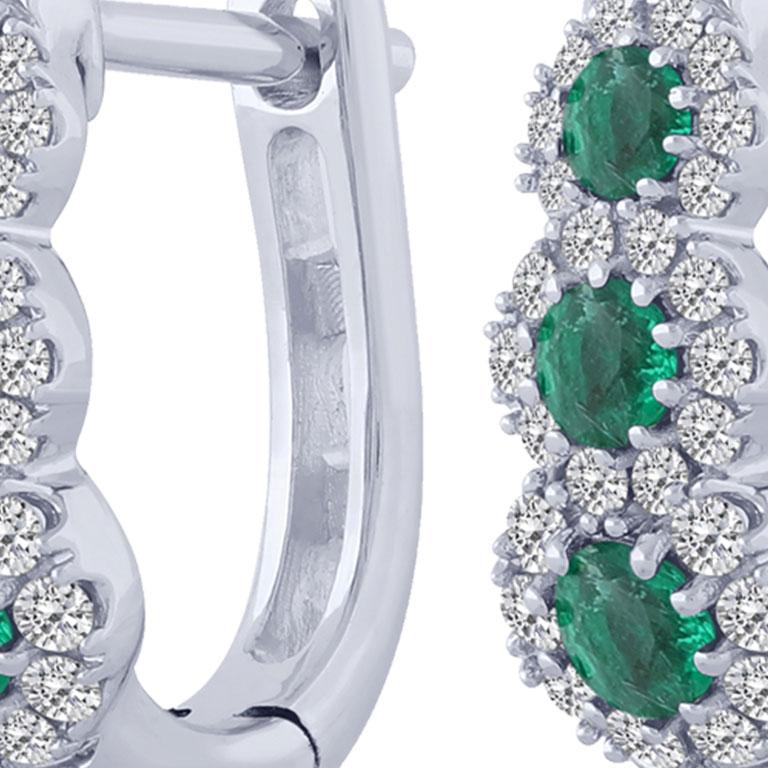 Earrings in White gold 18ct with emeralds ct.0,42  and diamonds ct.0,25


These gold earrings with diamonds and emeralds are part of the Bon Ton collection; classic jewellery with diamonds, rubies and natural sapphires destined for an audience of