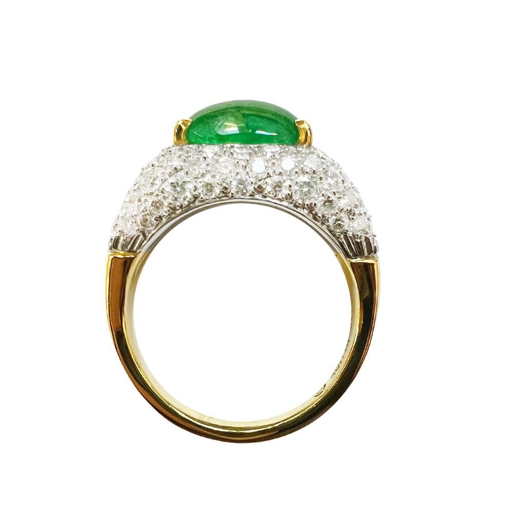 Emerald Dome Ring For Sale 1