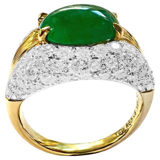 Emerald Dome Ring For Sale