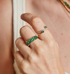 Emerald Drops Ring 3.30cts