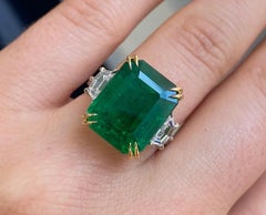 Emerald EC Ring 10.02 CT