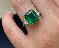 Emerald EC Ring 4.71 CT