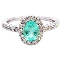 Emerald elegance diamond ring