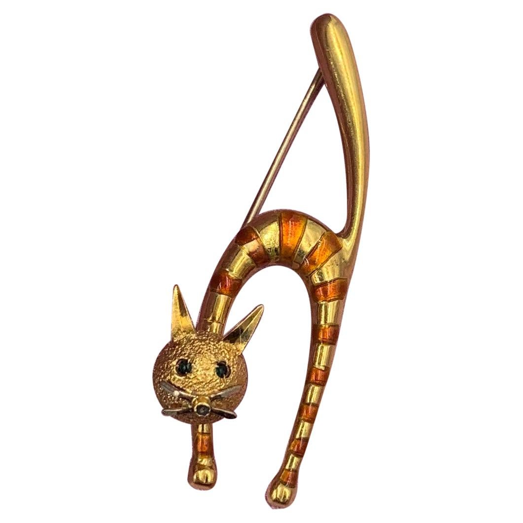 Andrew Grima Shell Tie Pin in 18 K Gold, from 1972 Super Shell ...