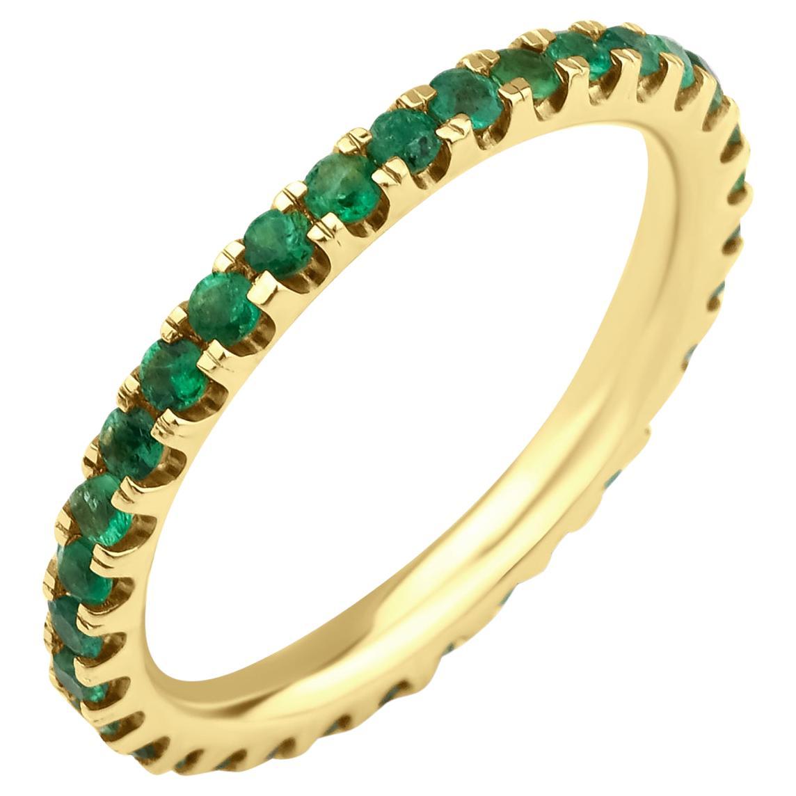 Emerald Eternity Band