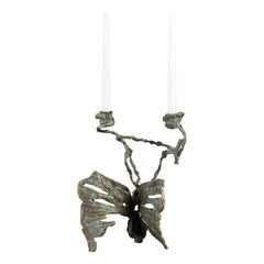 Emerald Garden Candle Holder Medium in Brass, Viya by Vikram Goyal