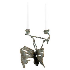 Emerald Garden Candle Holder Medium in Brass, Viya by Vikram Goyal