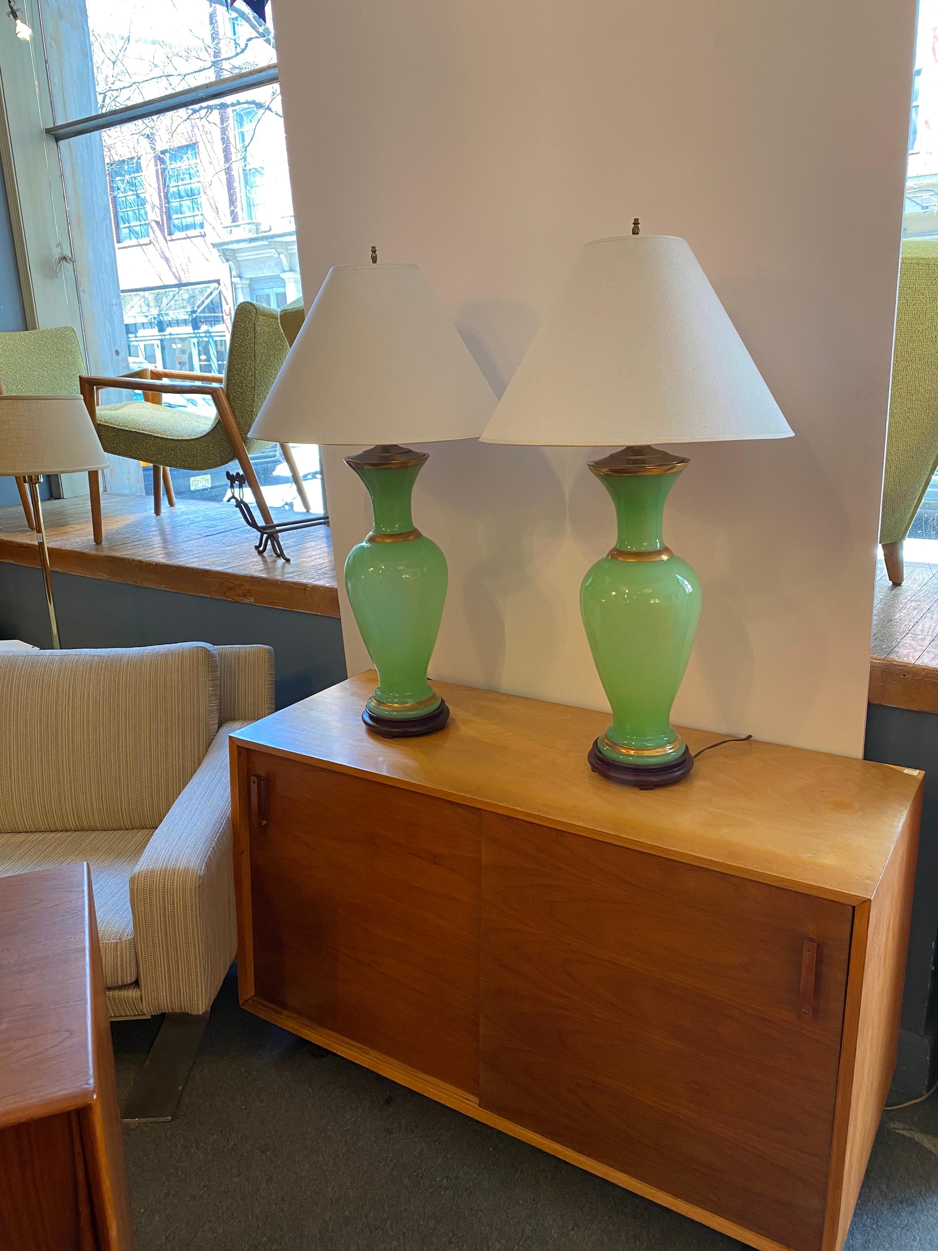 Emerald Glass Table Lamps 3