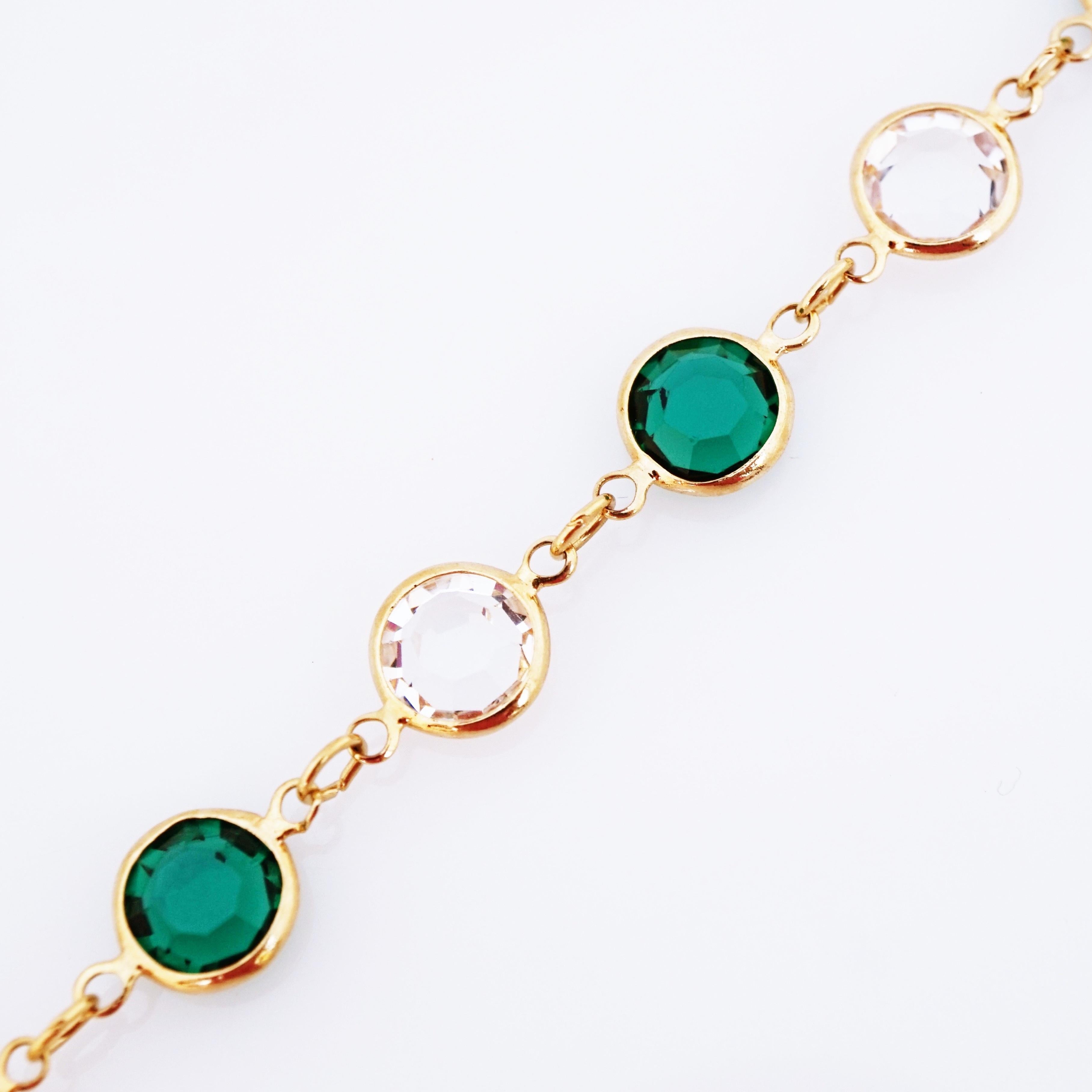 swarovski green bracelet