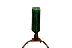 Emerald Green Atomic Style Table Lamp