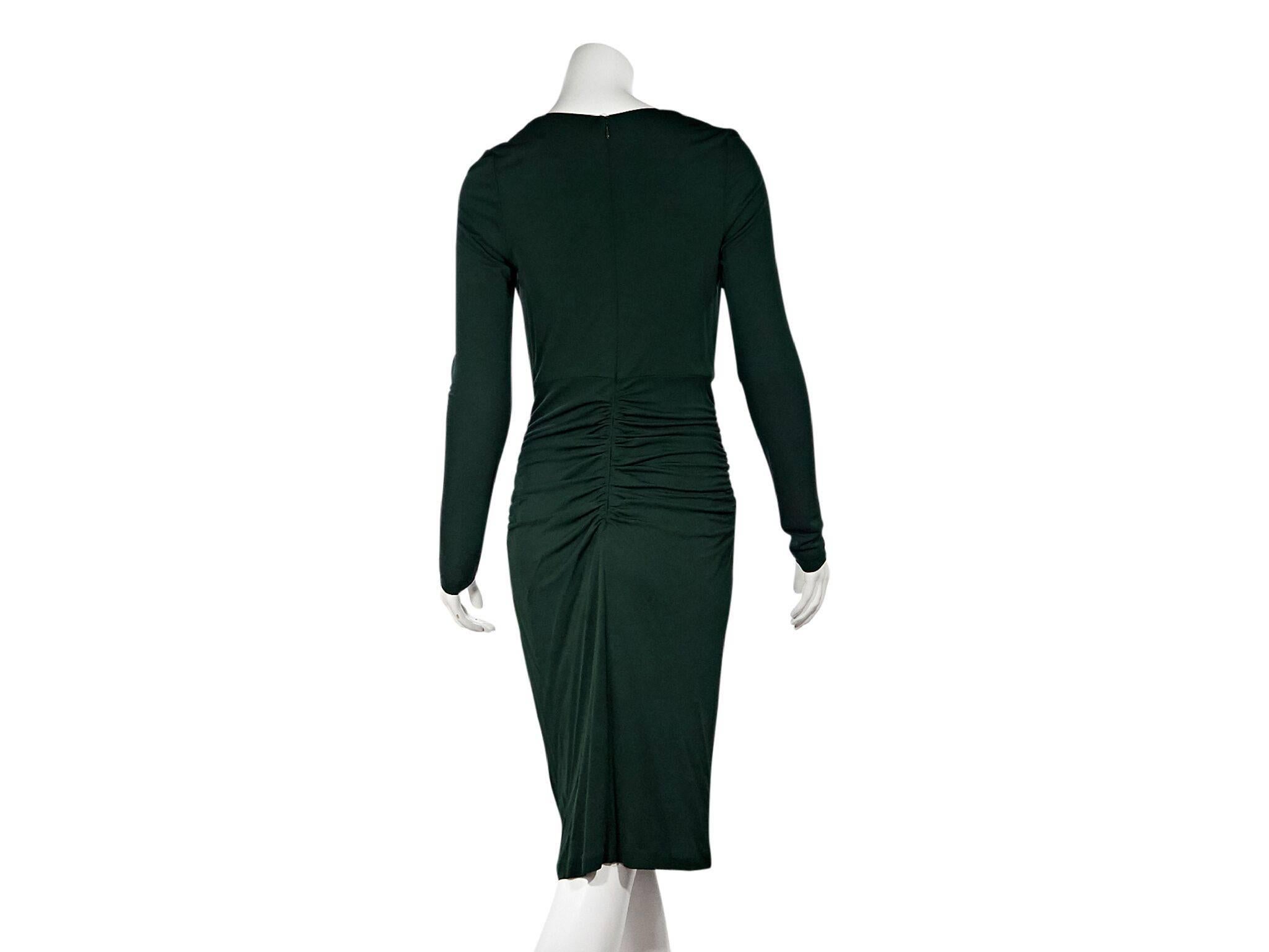 badgley mischka emerald dress