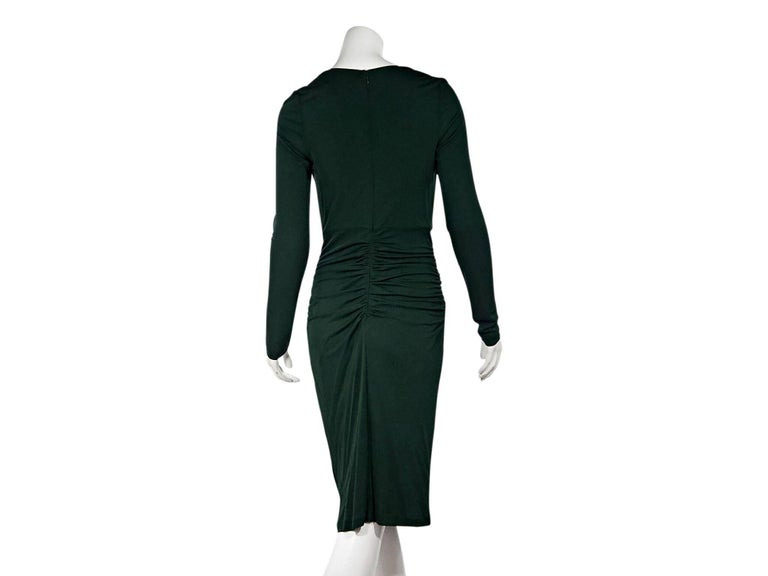 Badgley Mischka Emerald Green Embellished Dress For Sale at 1stDibs ...