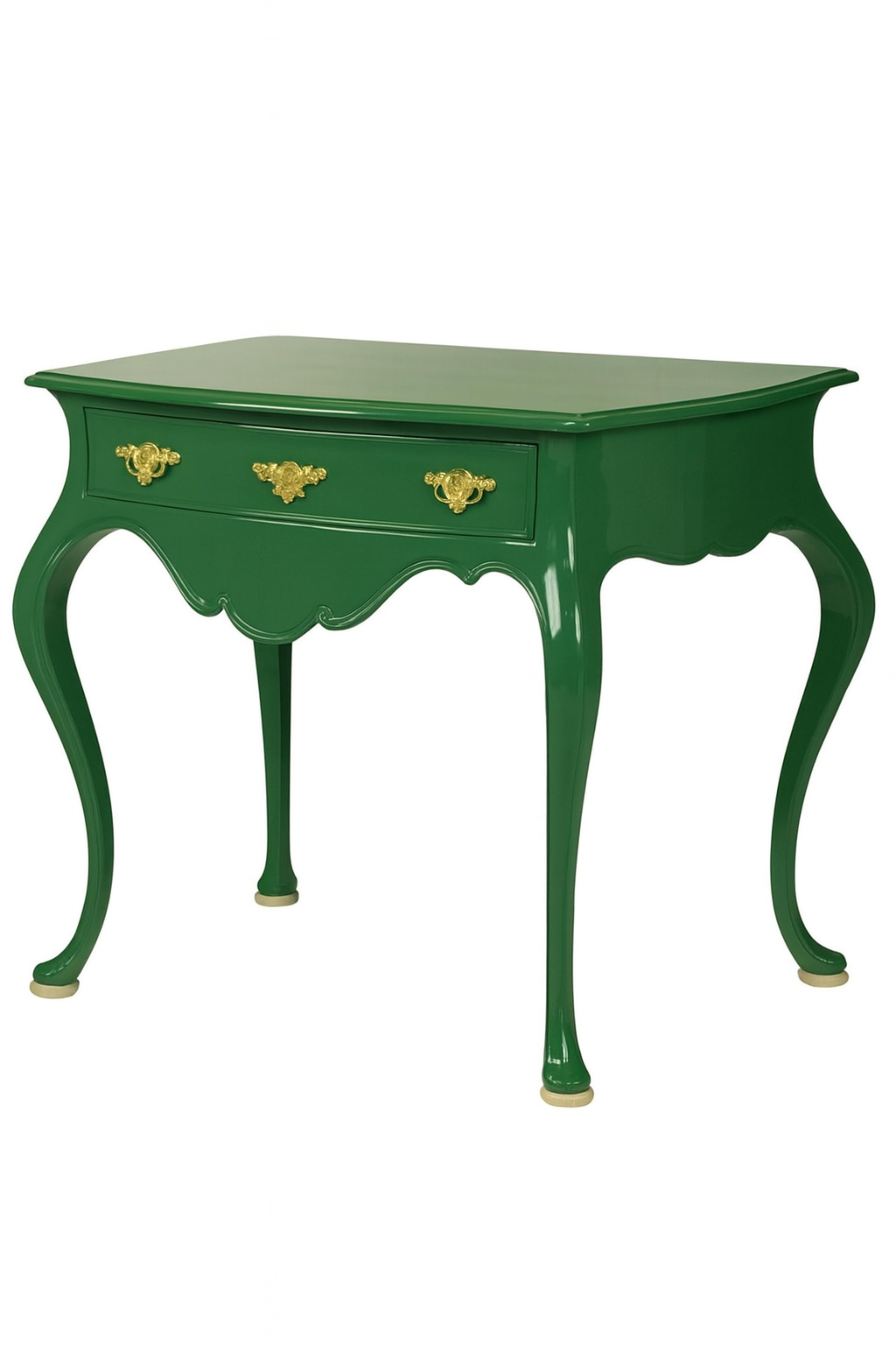 Emerald Green Baroque Styled Commode, 19th Century en vente 1
