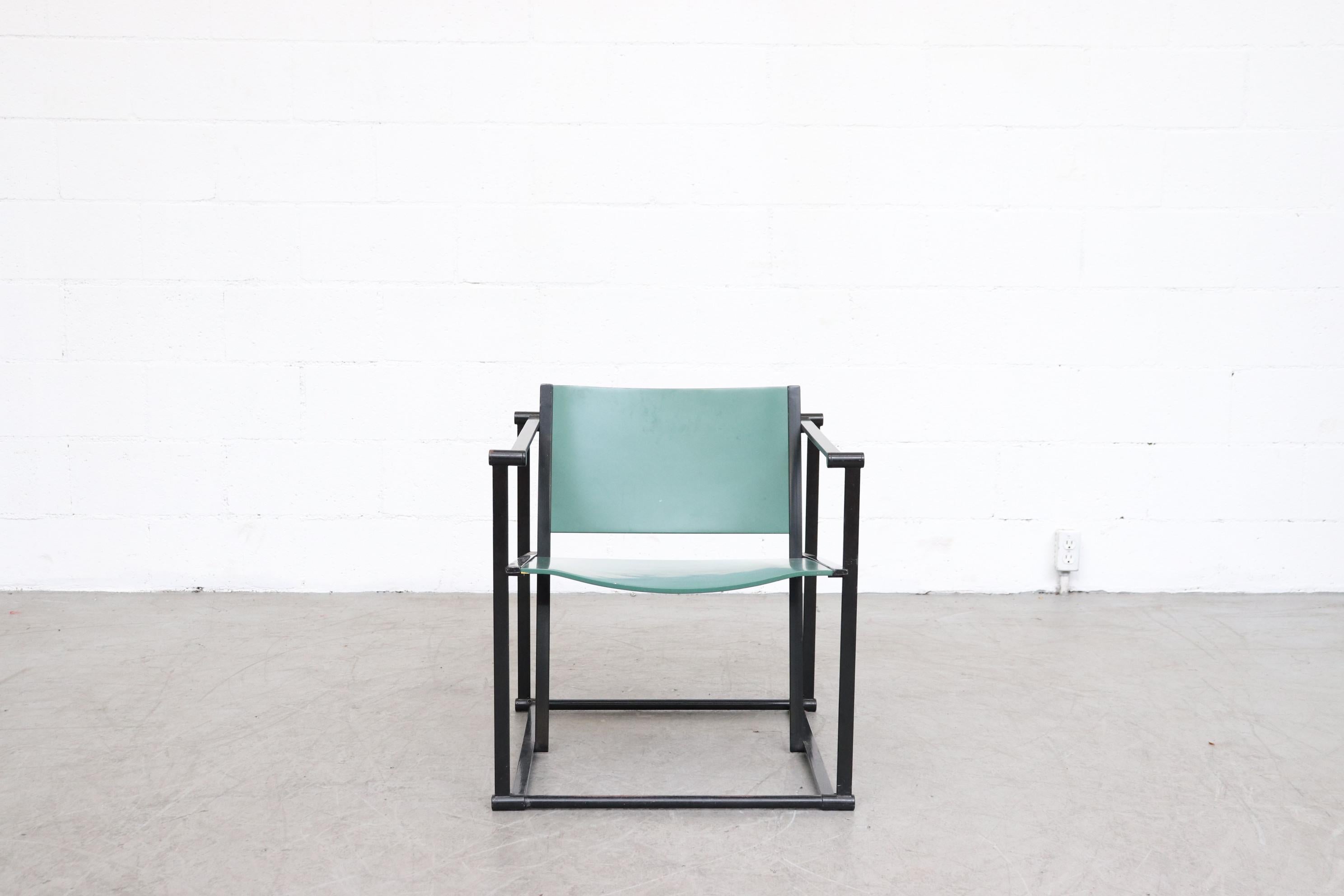 Mid-Century Modern Emerald Green Cube Chairs by Radboud Van Beekum for Pastoe