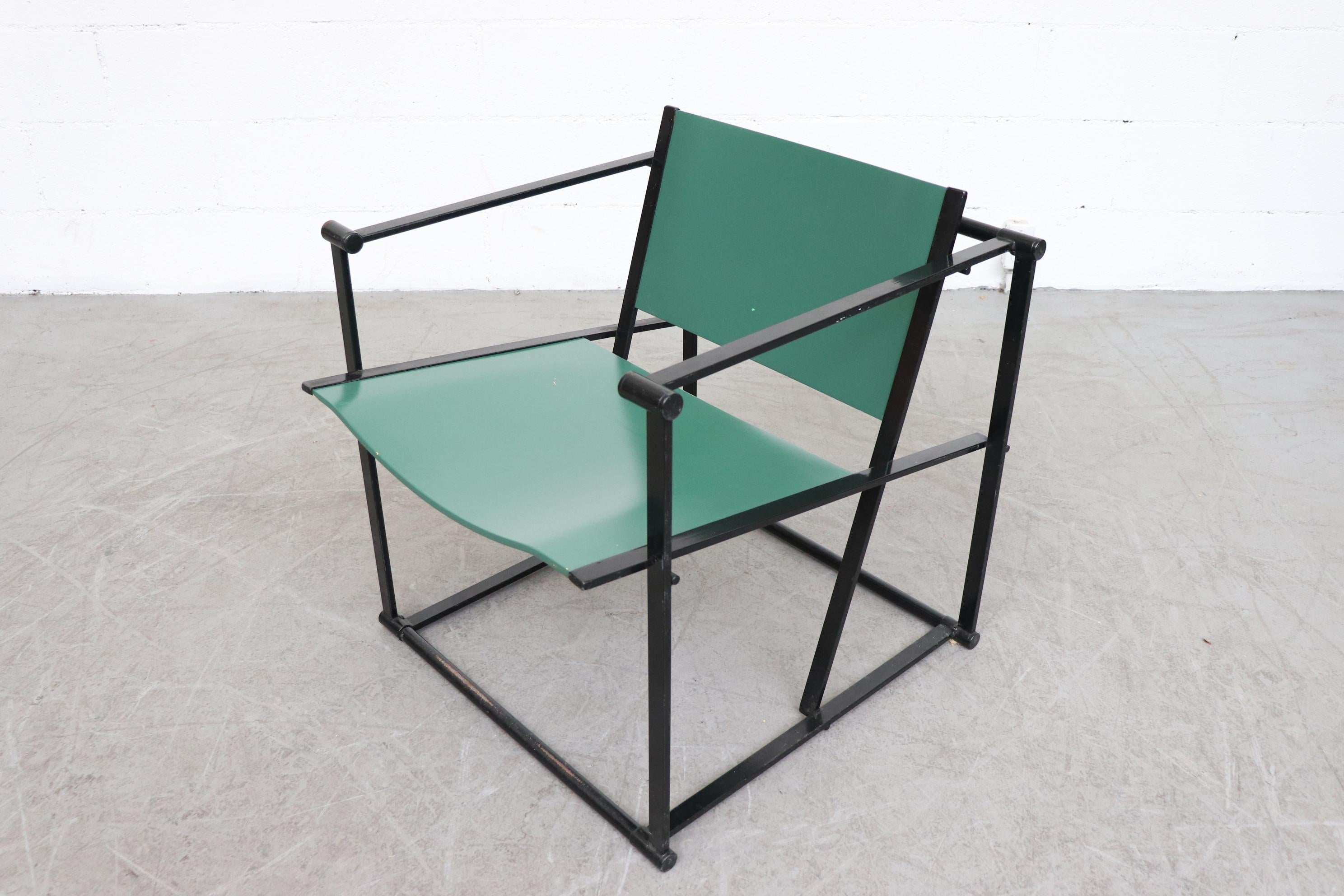 Emerald Green Cube Chairs by Radboud Van Beekum for Pastoe In Good Condition In Los Angeles, CA